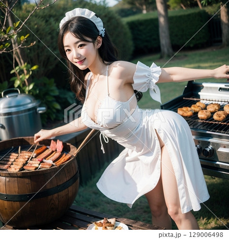 調理開始。焼き焼き！！ 129006498