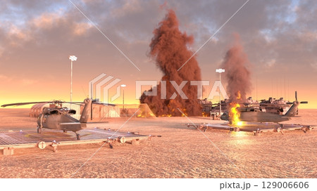 軍事キャンプ 129006606