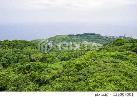 高島の権現山公園展望台から眺める東シナ海 129007001
