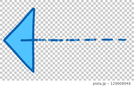 Simple blue arrow illustration Simple blue arrow illustration 129008048