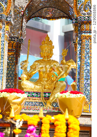 Erawan Shrine at Ratchaprasong, Bangkok, Thailand Erawan Shrine at Ratchaprasong, Bangkok, Thailand 129008866