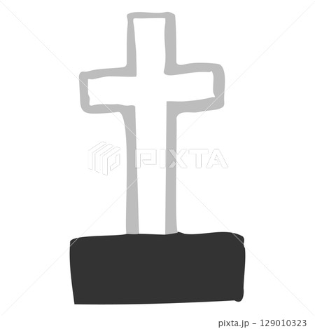 十字架の形のお墓 129010323