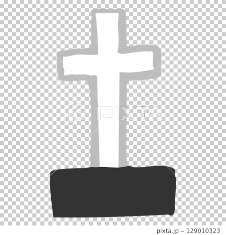 十字架の形のお墓 129010323