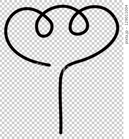 Simple cotton icon 129011004