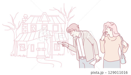 Conducting a Real Estate Inspection with Buyers Who Have Concerns About the Property 129011016