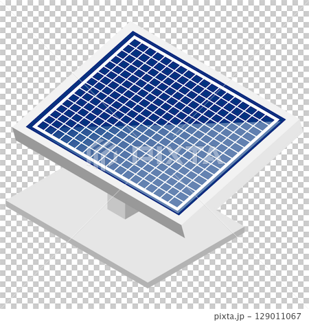 太陽能板、太陽能板、單體、向量圖、環保 129011067