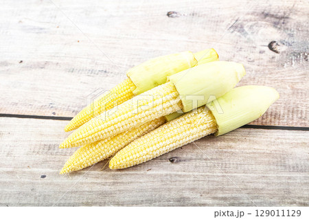 Small young baby corn heap Small young baby corn heap 129011129