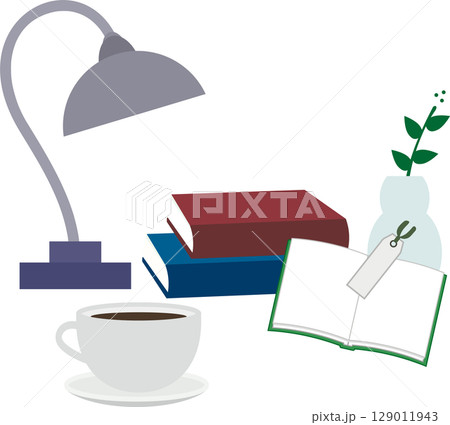 読書のイラスト素材 129011943