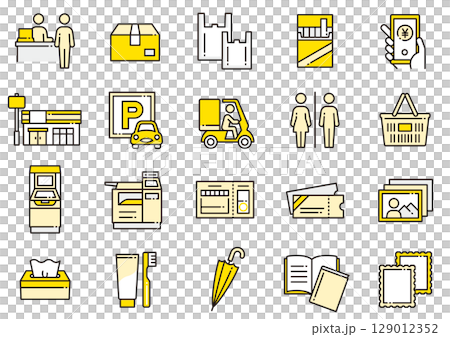 Convenience Store Icons 06 129012352