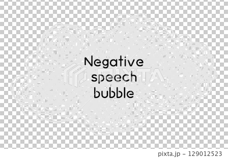 負面語音氣泡向量插圖語音氣泡憂慮 129012523