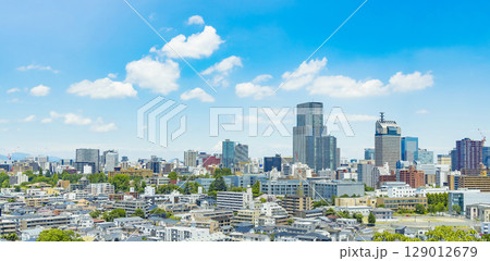 初夏の仙台市全景 129012679