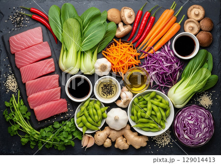 healthy food for cooking 129014413