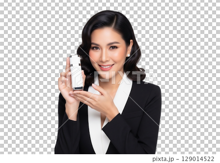 young business woman with cell phone young business woman with cell phone 129014522