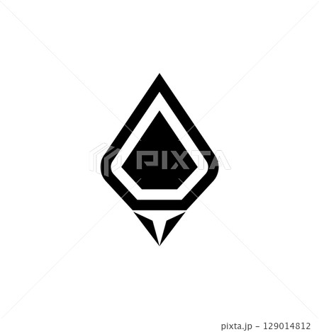 Spear vector illustration icon symbol 129014812