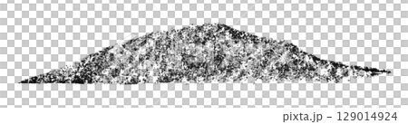 Black crayon brush stroke isolated on transparent background Black crayon brush stroke isolated on transparent background 129014924