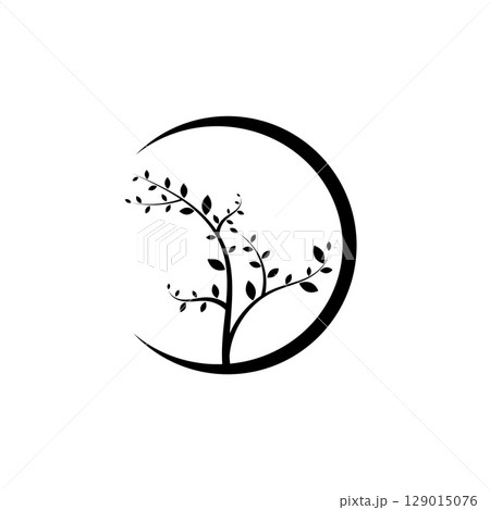 tree branch vector ilustration design template 129015076