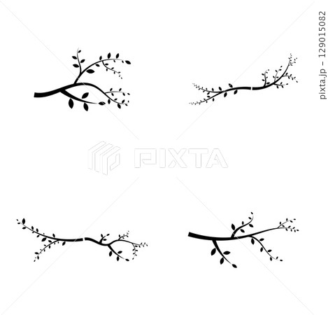 tree branch vector ilustration design template 129015082