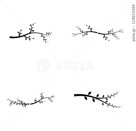 tree branch vector ilustration design template 129015084