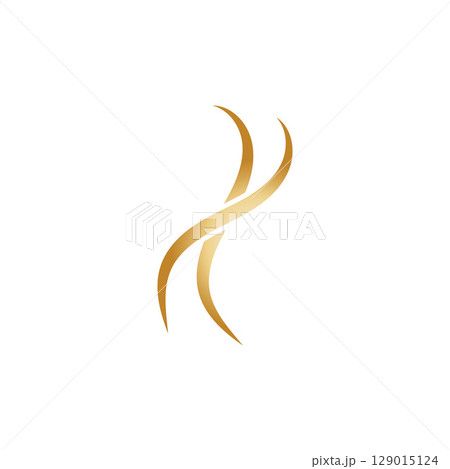 hair wave logo icon vector illustration 129015124