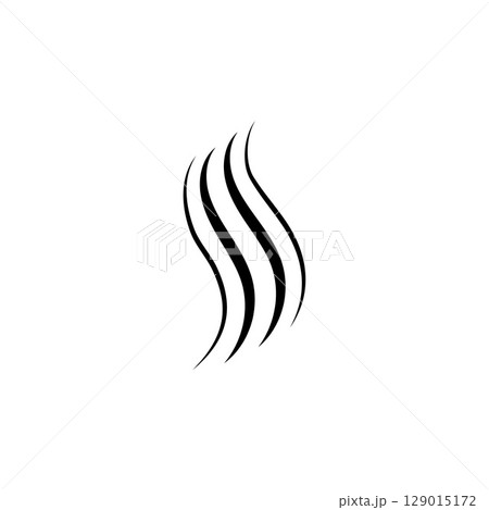 hair wave logo icon vector illustration 129015172