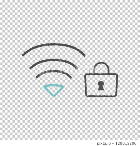 Wi-Fi 和鎖定圖標 Wi-Fi 和鎖定圖標 129015206