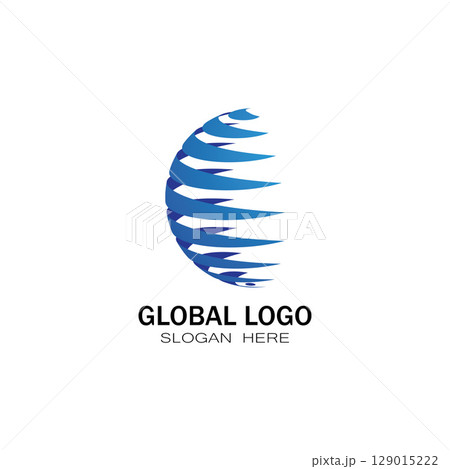Global Logo Vector Art Icons and Graphics Global Logo Vector Art Icons and Graphics 129015222
