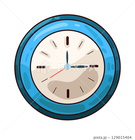 illustration of clock illustration of clock 129015404