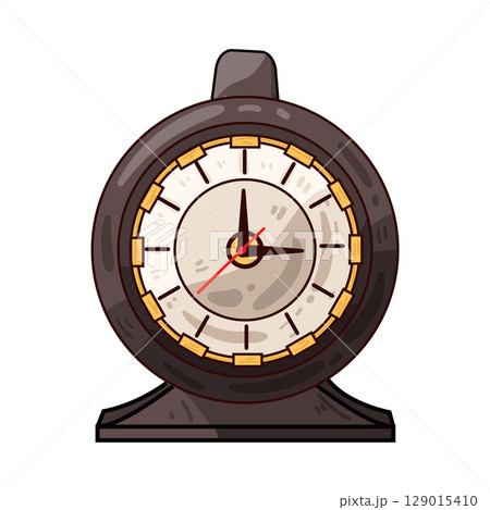 illustration of clock illustration of clock 129015410