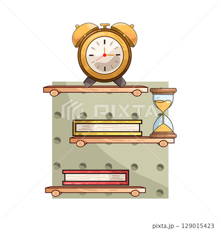 illustration of study time illustration of study time 129015423