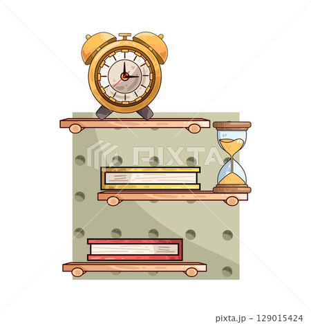 illustration of study time 129015424