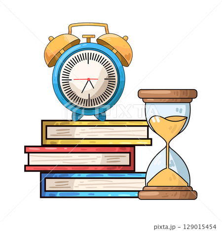 illustration of study time 129015454