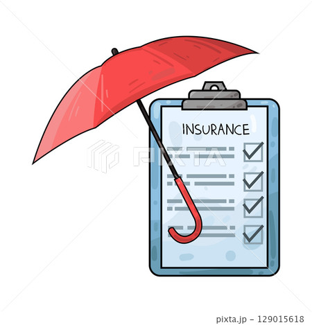 illustration of insurance policy 129015618