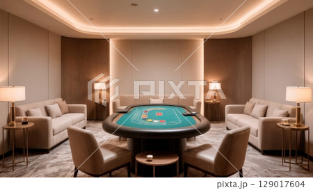 VIP Casino Room, Exclusivity, High-End Experience, Private Gaming. Ideal for luxury resorts, VIP services, premium entertainment VIP Casino Room, Exclusivity, High-End Experience, Private Gaming. Ideal for luxury resorts, VIP services, premium entertainment 129017604