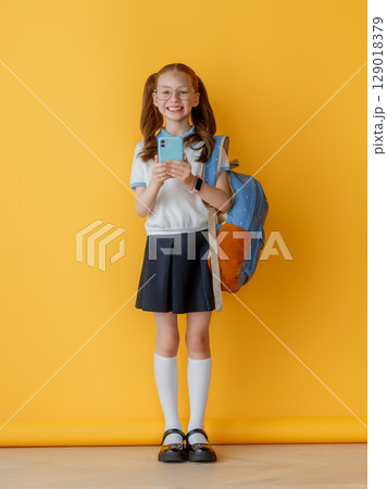 girl is ready to back to school 129018379