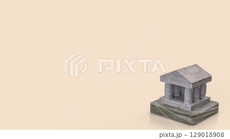 The Bank Building for Business concept 3d rendering. The Bank Building for Business concept 3d rendering. 129018908