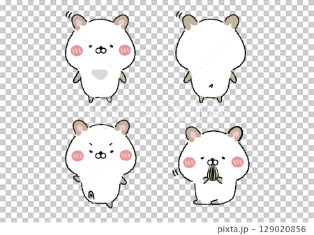 可愛輕鬆的白雪公主倉鼠插畫集 129020856