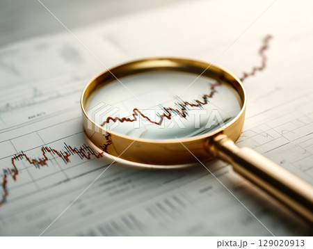 投資分析ツールのクローズアップ 129020913