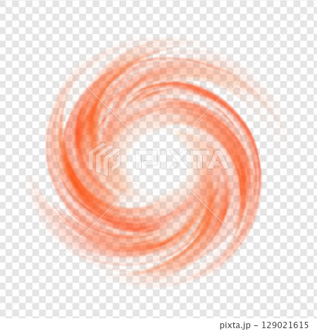 Heat air swirl wind effect on transparent background. Hot vortex infrared vector effect. Heat air swirl wind effect on transparent background. Hot vortex infrared vector effect. 129021615