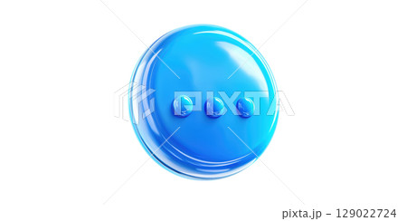 Blue 3D Chat Bubble Icon With Ellipsis. Symbolizing Communication And Messaging Concepts Isolated On Transparent Background Blue 3D Chat Bubble Icon With Ellipsis. Symbolizing Communication And Messaging Concepts Isolated On Transparent Background 129022724