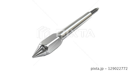 Precision Metal Center Drill Bit For Machining And Drilling Applications Isolated On Transparent Background Precision Metal Center Drill Bit For Machining And Drilling Applications Isolated On Transparent Background 129022772