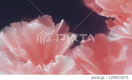 background dark neon floral lines 129023071
