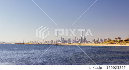 Brighton Beach in Melbourne Australia Brighton Beach in Melbourne Australia 129023235