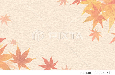 紅葉 和紙 紅葉 和紙 129024611