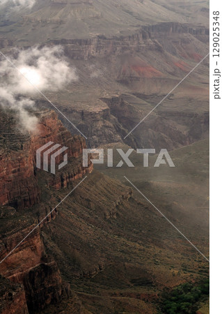 Cloudy Day At The Grand Canyon Arizona Cloudy Day At The Grand Canyon Arizona 129025348