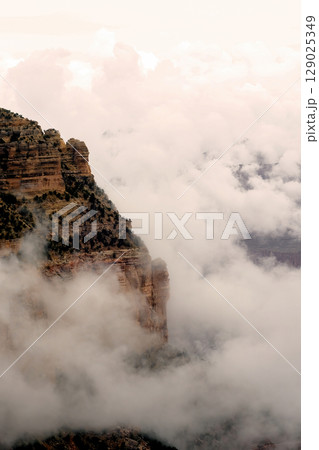 Cloudy Day At The Grand Canyon Arizona Cloudy Day At The Grand Canyon Arizona 129025349