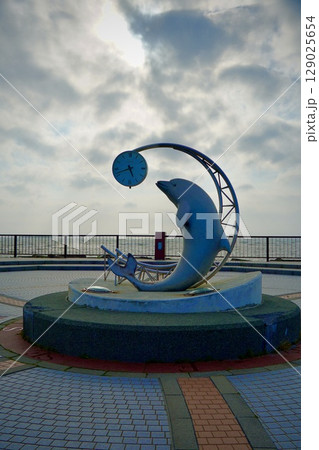 ノシャップ岬にあるイルカのモニュメント 129025654