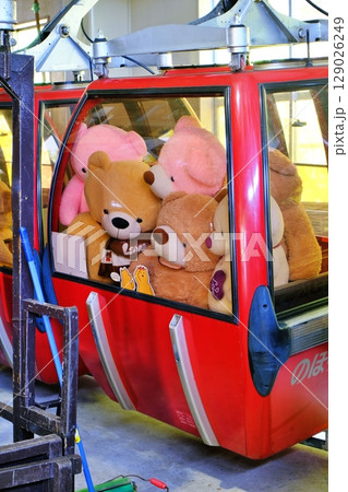 のぼりべつクマ牧場 ロープウェイの風景 129026249