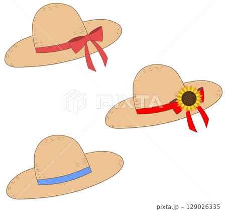 麦わら帽子 麦わら帽子 129026335