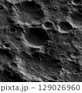 Seamless High-Resolution Moon Texture with Craters and Regolith for 3D Surface Mapping 129026960