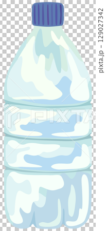 Plastic bottle illustration vector material 129027342